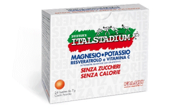 NOVITA' Italstadium Potassio Magnesio Resveratolo e Vitamina C SENZA ZUCCHERO SENZA CALORIE
